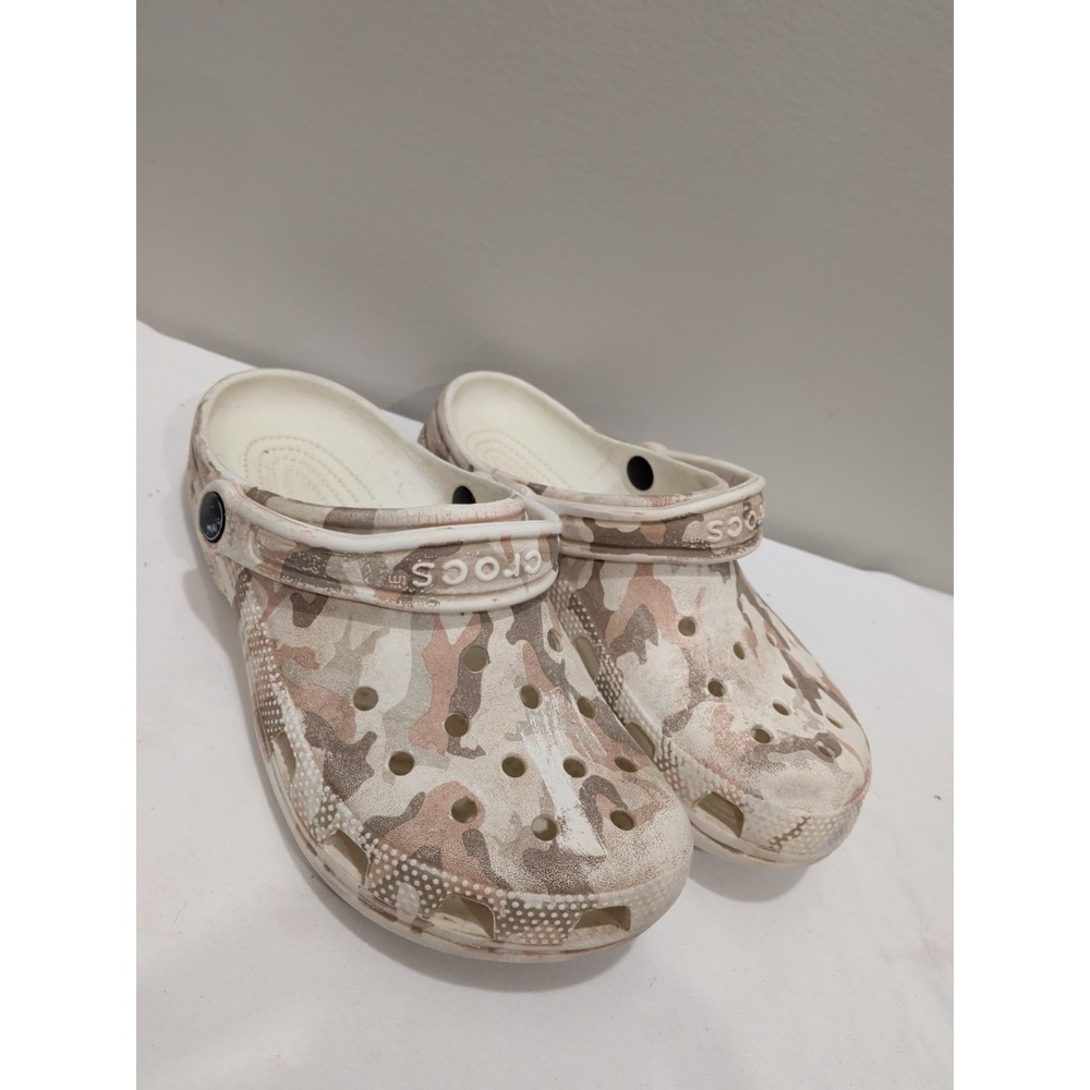 Crocs Classic Marbled Clog – Slip-On, Waterproof, Lightweight, M 4 W 6